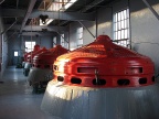 Hydro power plant unit 1-4 showing Woodward governor units.